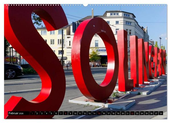 Produktbild: Solinger Bilderbogen 2026 (hochwertiger Premium Wandkalender 2026 DIN A2 quer), Kunstdruck in Hochglanz