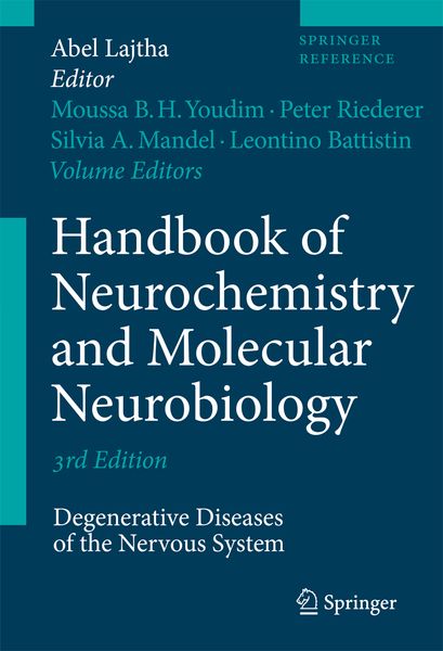 Produktbild: Handbook of Neurochemistry and Molecular Neurobiology