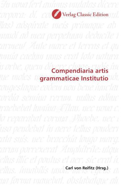 Produktbild: Compendiaria artis grammaticae Institutio