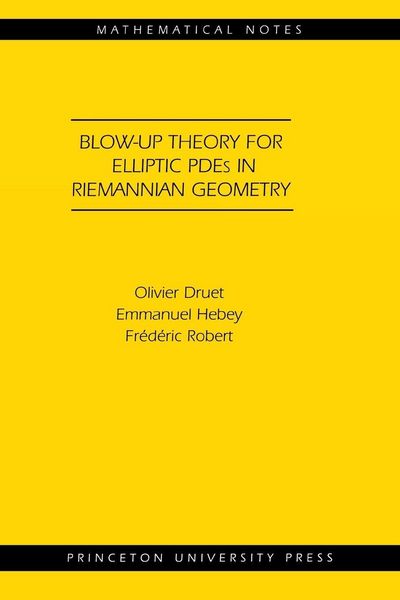 Produktbild: Blow-up Theory for Elliptic PDEs in Riemannian Geometry
