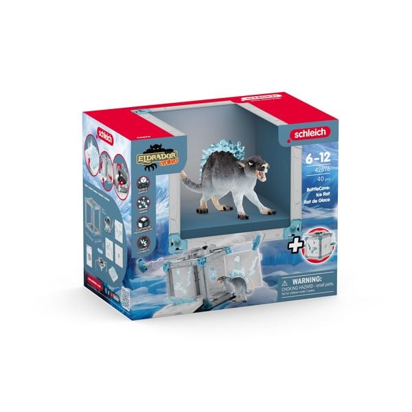 Produktbild: schleich&reg; 42676 - Eldrador Creatures, BattleCave Eisratte, Spielset