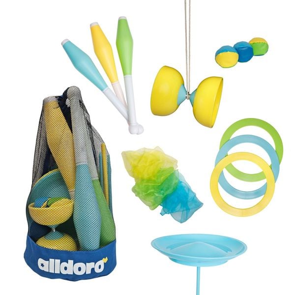Produktbild: alldoro - Jonglierset f&uuml;r Kinder im Rucksack