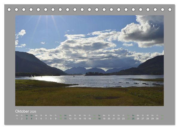 Produktbild: Argyll (Tischkalender 2026 DIN A5 quer), CALVENDO Monatskalender