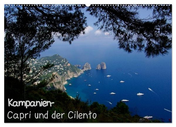 Kampanien – Capri und der Cilento (Wandkalender 2026 DIN A2 quer), CALVENDO Monatskalender
