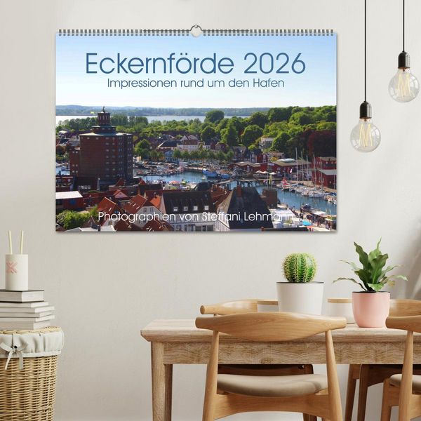 Produktbild: Eckernf&ouml;rde 2026. Impressionen rund um den Hafen (Wandkalender 2026 DIN A2 quer), CALVENDO Monatskalender