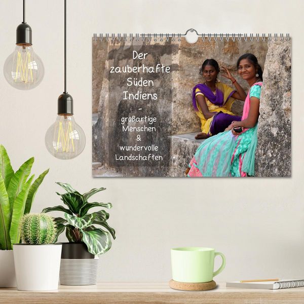 Produktbild: Der zauberhafte S&uuml;den Indiens (Wandkalender 2026 DIN A4 quer), CALVENDO Monatskalender