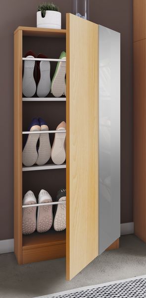 Produktbild: Holz Schuhschrank Schuhkommode Fulisa L Spiegel