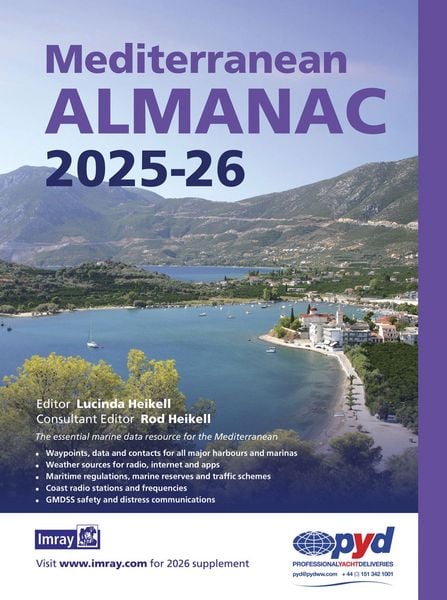 Produktbild: Mediterranean Almanac 2025/26, Imray