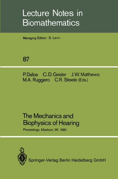Produktbild: The Mechanics and Biophysics of Hearing