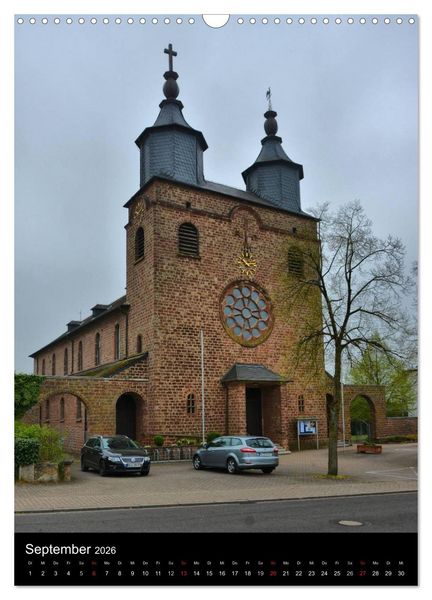 Produktbild: Sa(ar)krale Baukunst - Kirchenarchitektur im Saarland (Wandkalender 2026 DIN A3 hoch), CALVENDO Monatskalender