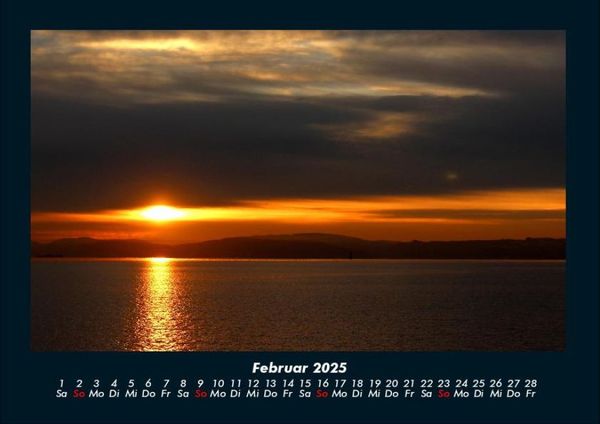Produktbild: Sonnenunterg&auml;nge 2025 Fotokalender DIN A4