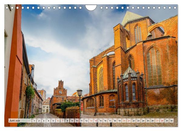 Produktbild: Stralsund Stadtansichten (Wandkalender 2026 DIN A4 quer), CALVENDO Monatskalender