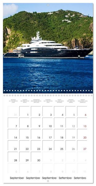 Produktbild: SUPERYACHTS (Wall Calendar 2026 12 &times; 12 Inch) CALVENDO 12 Month Wall Calendar