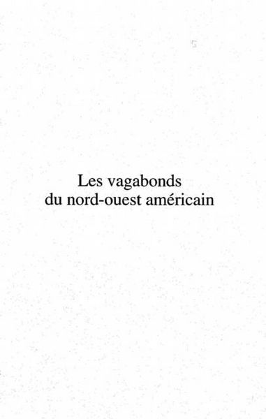 Produktbild: Les Vagabonds Du Nord-Ouest Americain