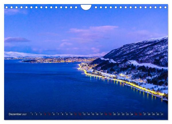 Produktbild: Troms&oslash; in der Polarnacht (Wandkalender 2027 DIN A4 quer), CALVENDO Monatskalender