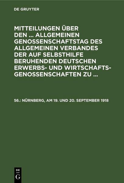 Produktbild: N&uuml;rnberg, am 19. und 20. September 1918