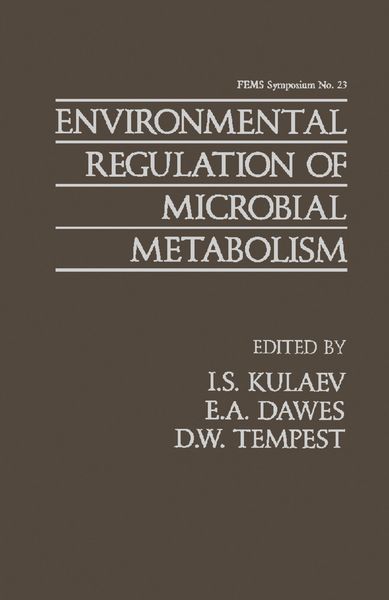 Produktbild: Environmental Regulation of Microbial Metabolism
