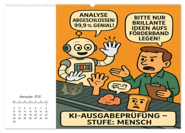 Produktbild: Job-Chaos total - voll Panne, voll verpeilt (hochwertiger Premium Wandkalender 2026 DIN A2 quer), Kunstdruck in Hochglanz