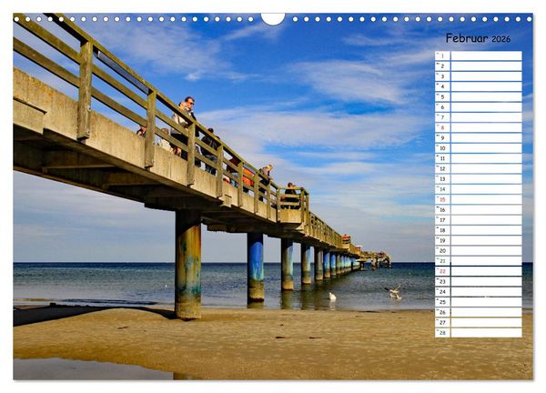 Produktbild: Ostseebad Boltenhagen - Sehnsuchtsort an der Ostsee (Wandkalender 2026 DIN A3 quer), CALVENDO Monatskalender