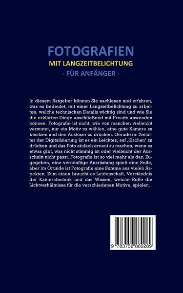 Produktbild: Fotografien mit Langzeitbelichtung f&uuml;r Anf&auml;nger