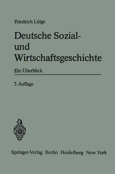 Produktbild: Deutsche Sozial- und Wirtschaftsgeschichte