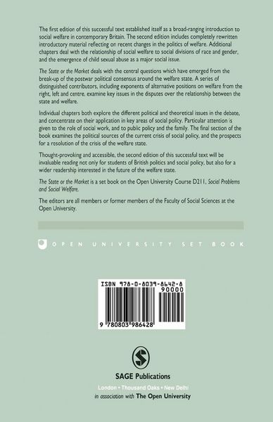 Produktbild: The State or the Market