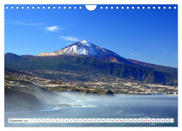 Produktbild: Teneriffa Insel der Gl&uuml;ckseligen (Wandkalender 2026 DIN A4 quer), CALVENDO Monatskalender