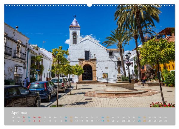 Produktbild: Marbella - andalusische Mittelmeerk&uuml;ste (Wandkalender 2026 DIN A2 quer), CALVENDO Monatskalender