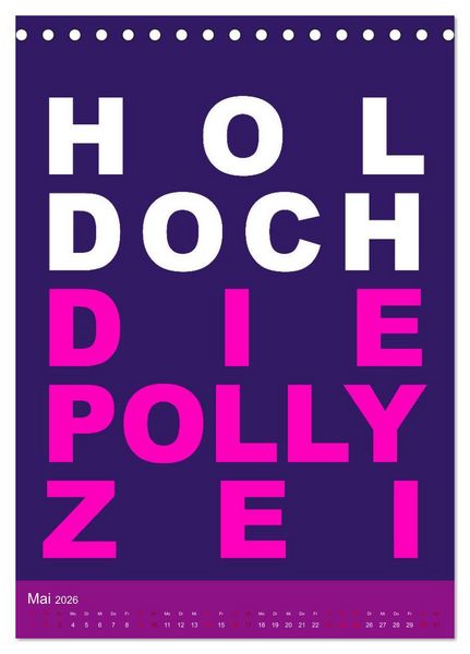 Produktbild: Aufstehen, Krone richten, weitergehen (Tischkalender 2026 DIN A5 hoch), CALVENDO Monatskalender