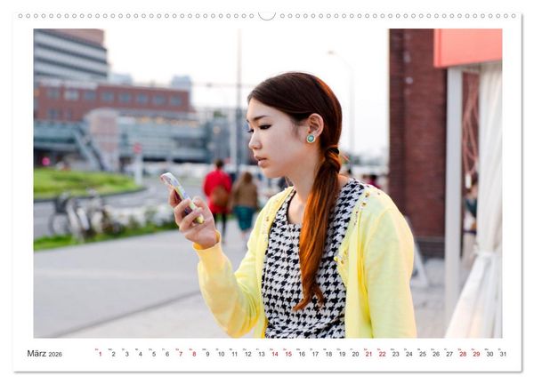 Produktbild: Menschen in Japan (hochwertiger Premium Wandkalender 2026 DIN A2 quer), Kunstdruck in Hochglanz