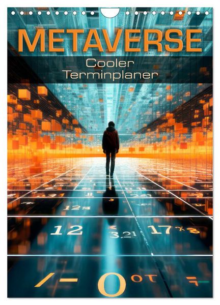 Produktbild: METAVERSE Cooler Terminplaner (Wandkalender 2026 DIN A4 hoch), CALVENDO Monatskalender