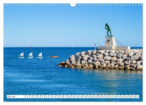 Produktbild: Montpellier - Escapades en ville et aux alentours (Calendrier mural 2026 DIN A3 vertical), CALVENDO calendrier mensuel