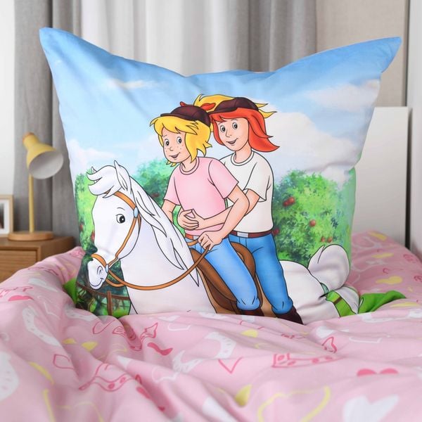 Produktbild: Klaus Hering 4404601050 - Bibi & Tina Bettw&auml;sche, Bibi und Tina, 80x80+135x200 cm