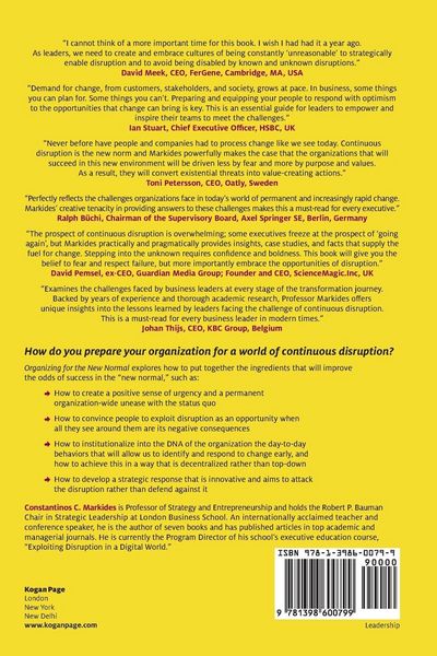 Produktbild: Organizing for the New Normal