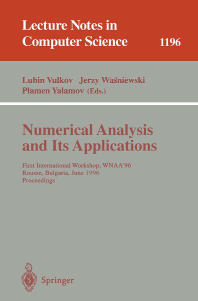 Produktbild: Numerical Analysis and Its Applications