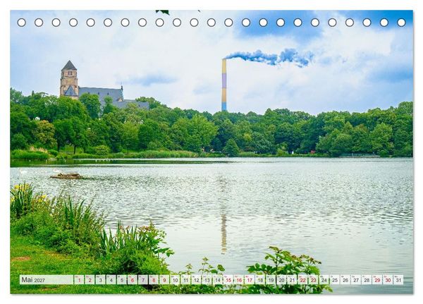 Produktbild: Ein Blick auf Chemnitz in Farbe (Tischkalender 2027 DIN A5 quer), CALVENDO Monatskalender