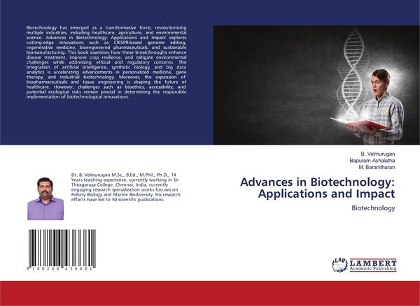 Produktbild: Advances in Biotechnology: Applications and Impact