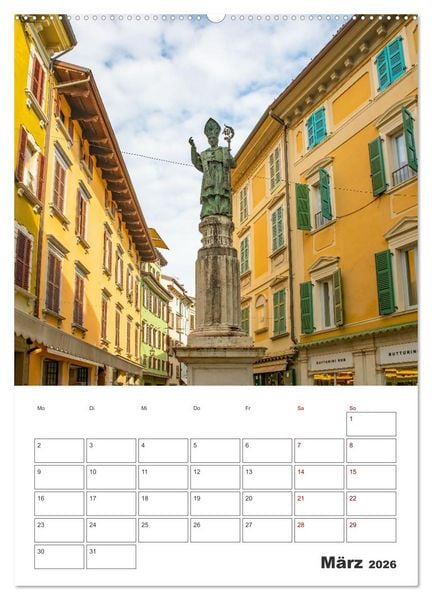 Produktbild: Salo am Gardasee - Reiseplaner (Wandkalender 2026 DIN A2 hoch), CALVENDO Monatskalender