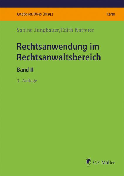Produktbild: Rechtsanwendung im Rechtsanwaltsbereich