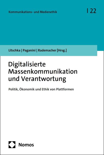 Produktbild: Digitalisierte Massenkommunikation und Verantwortung