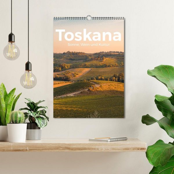 Produktbild: Toskana - Sonne, Wein und Kultur (Wandkalender 2026 DIN A3 hoch), CALVENDO Monatskalender