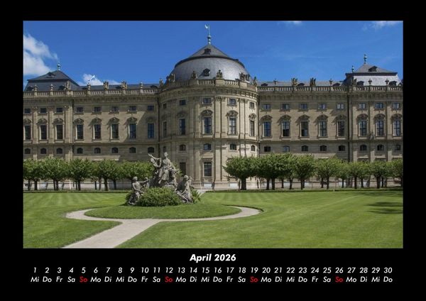 Produktbild: St&auml;dte aus Bayern 2026 Fotokalender DIN A3