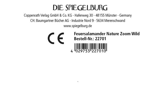 Produktbild: Feuersalamander - Nature Zoom Wild