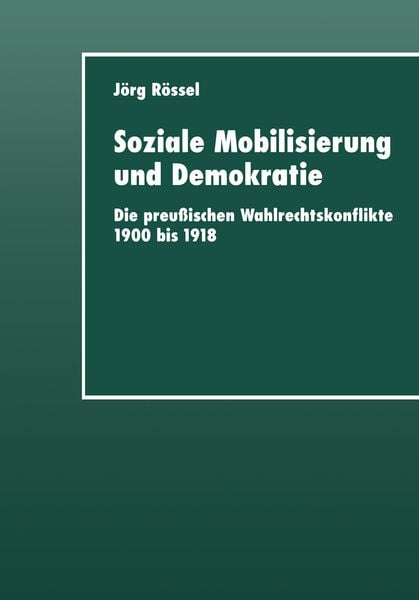 Produktbild: Soziale Mobilisierung und Demokratie