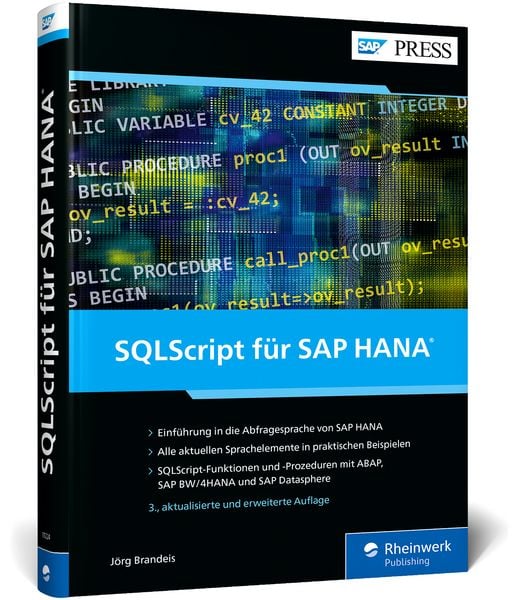 Produktbild: Sqlscript f&uuml;r Sap Hana