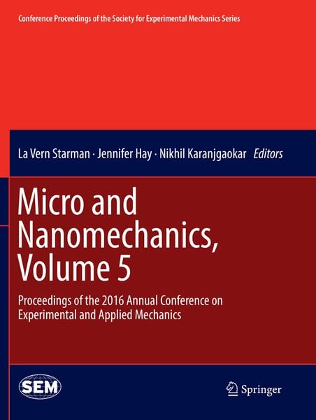 Produktbild: Micro and Nanomechanics, Volume 5