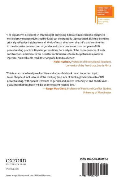 Produktbild: Gender, UN Peacebuilding, and the Politics of Space