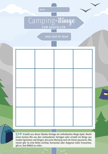 Produktbild: Camping-Bingo