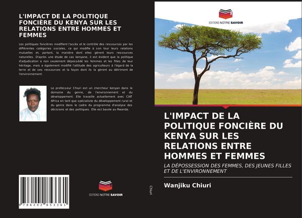 Produktbild: L'IMPACT DE LA POLITIQUE FONCI&Egrave;RE DU KENYA SUR LES RELATIONS ENTRE HOMMES ET FEMMES
