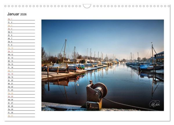 Produktbild: Friesland - am Vareler Hafen (Wandkalender 2026 DIN A3 quer), CALVENDO Monatskalender